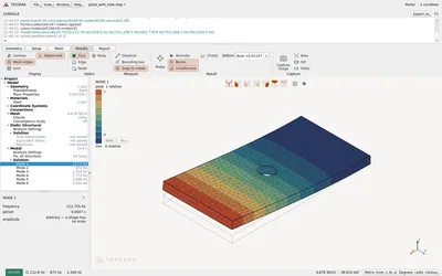Modo 1 · 212.76 Hz