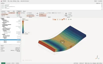 Modo 3 · 1,299.7 Hz