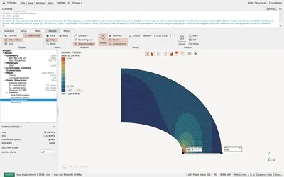 Resultado con la sonda en el punto de referencia