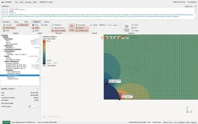 Resultado con la sonda en el punto de referencia